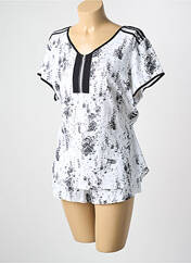 Pyjama blanc REGENCE pour femme seconde vue
