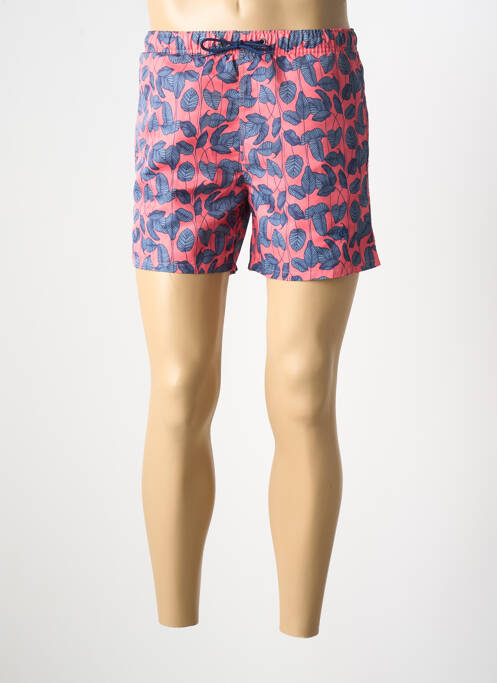 Short de bain imprimé fantaisie rose EMINENCE homme