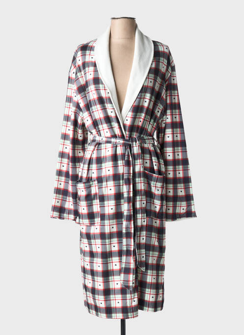 Robe de chambre poches bleu CALIDA femme
