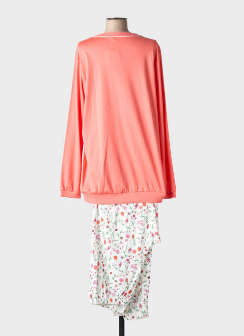 Pyjama coupe droite orange CALIDA femme