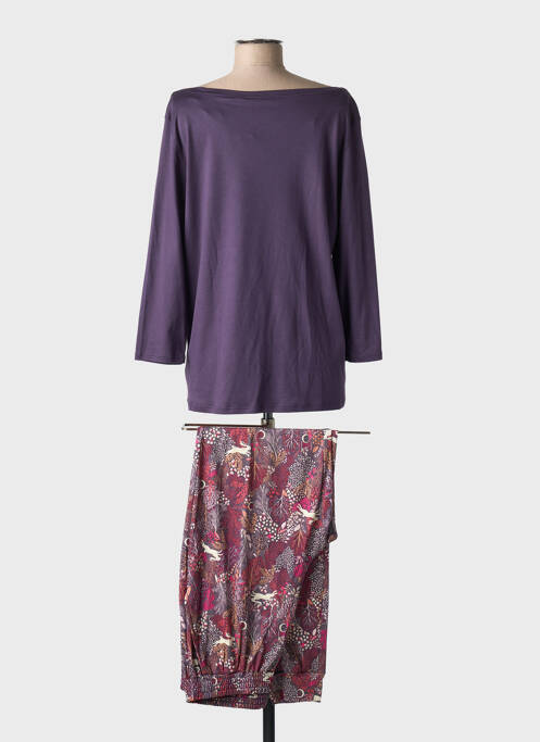 Pyjama coupe droite violet CALIDA femme
