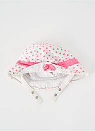 Chapeau fermeture pressionnée rose ORCHESTRA fille