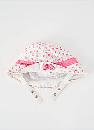 Chapeau fermeture pressionnée rose ORCHESTRA fille