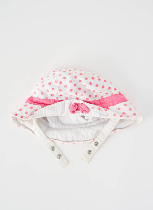 Chapeau fermeture pressionnée rose ORCHESTRA fille