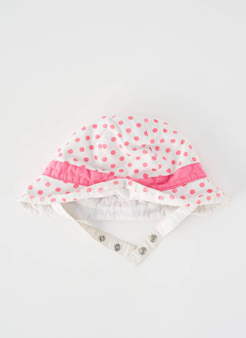 Chapeau fermeture pressionnée rose ORCHESTRA fille