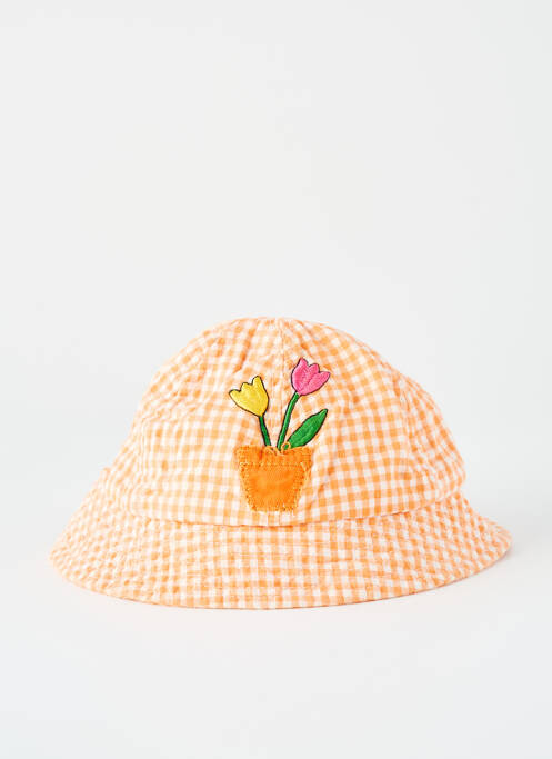 Chapeau orange SANS MARQUE fille
