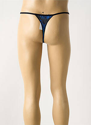 String effet matière satinée bleu HOM homme