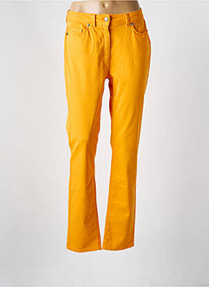 Pantalon slim poches jaune SAINT JAMES femme