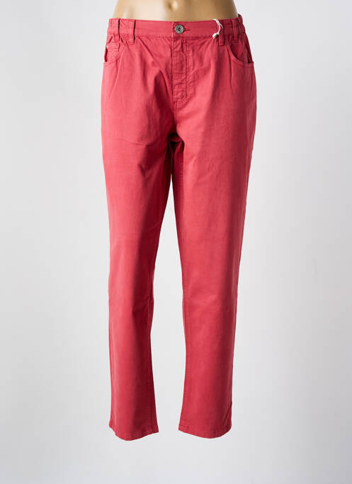 Pantalon slim poches rose TBS femme
