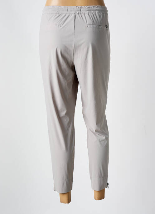 Pantalon 7/8 taille élastique gris TIMEZONE femme