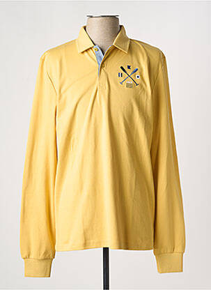 Polo manches longues manches longues jaune TBS homme