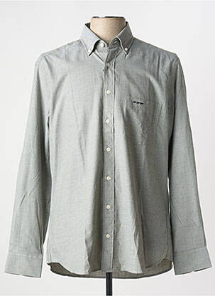 Chemise manches longues coupe cintrée vert MISE AU GREEN homme