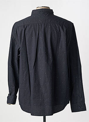 Chemise manches longues poches noir TBS homme