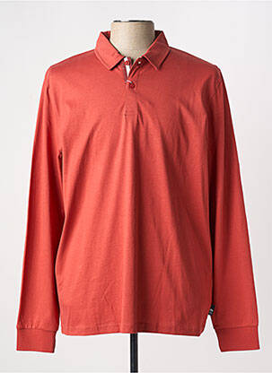 Polo manches longues manches longues orange TBS homme