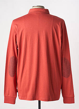 Polo manches longues manches longues orange TBS homme
