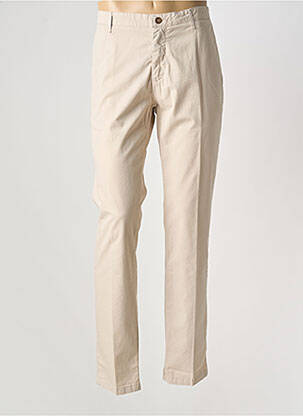 Pantalon chino tissage popeline taille normale beige MCLASSICS femme
