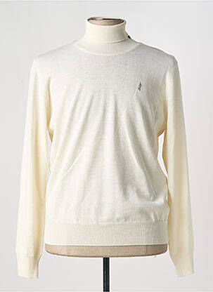 Pull col roulé beige MCLASSICS pour homme