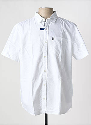 Chemise manches courtes blanc TBS pour homme