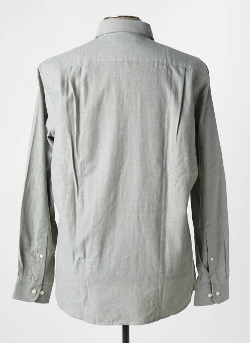 Chemise manches longues coupe cintrée vert MISE AU GREEN homme