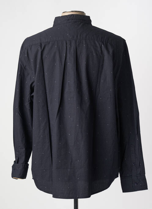 Chemise manches longues imprimé fantaisie noir TBS homme