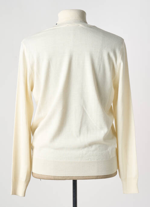 Pull col roulé beige MCLASSICS pour homme