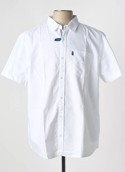 Chemise manches courtes blanc TBS pour homme