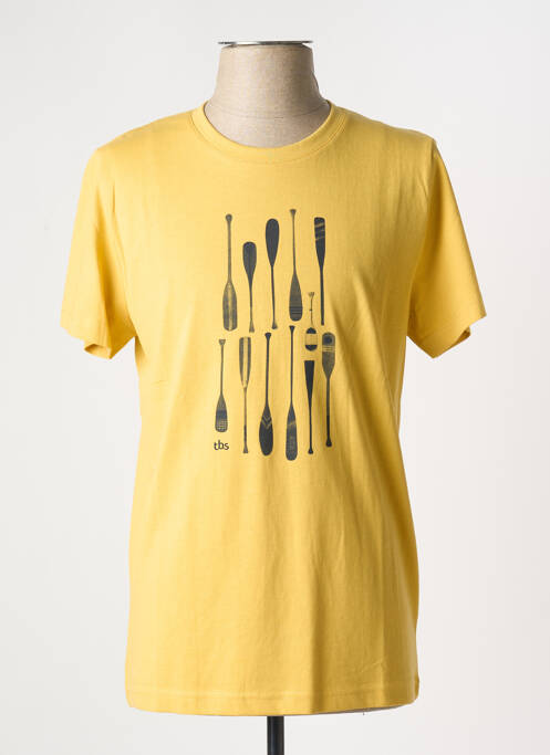 T-shirt jaune TBS pour homme