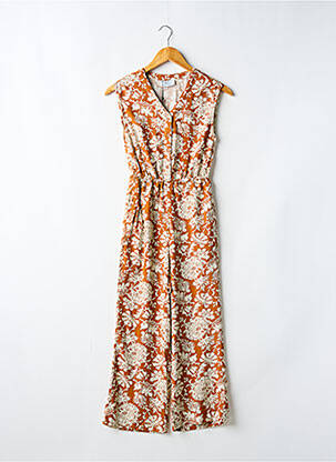Combi-pantalon sans manche sans manche orange LE TEMPS DES CERISES fille
