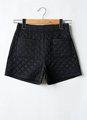 Short coupe droite taille ajustable noir MAYORAL fille