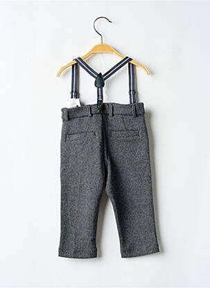 Pantalon droit coupe droite taille ajustable gris BOBOLI garcon