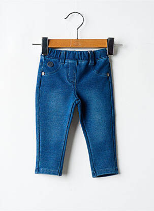 Jegging stretch taille élastique bleu BOBOLI fille