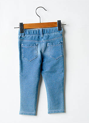 Jegging stretch taille élastique bleu clair BOBOLI fille