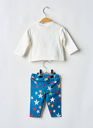 Ensemble pantalon col rond bleu BOBOLI enfant