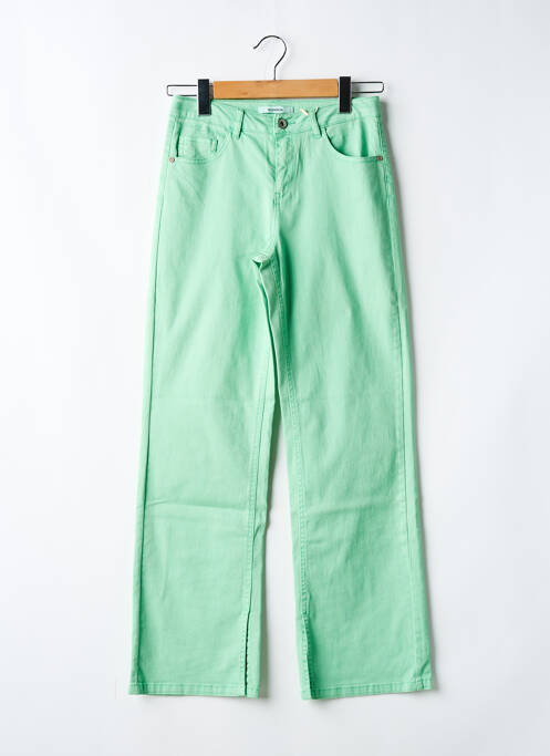 Jeans coupe droite stretch vert GARCIA fille
