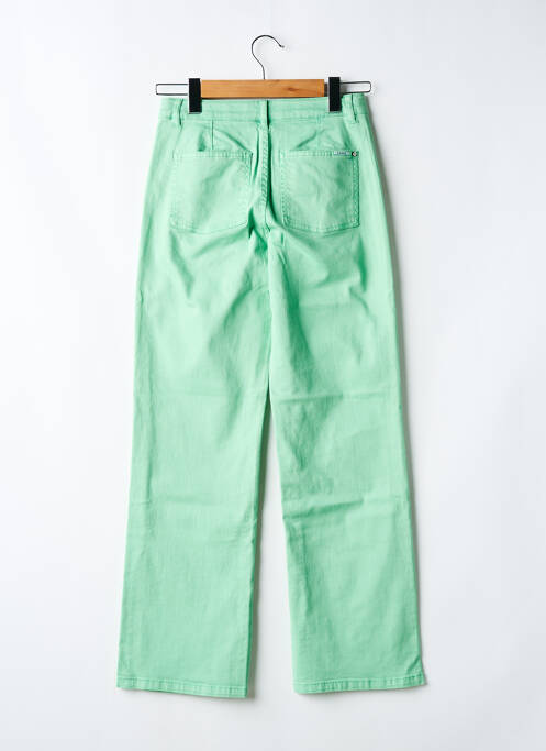 Jeans coupe droite stretch vert GARCIA fille