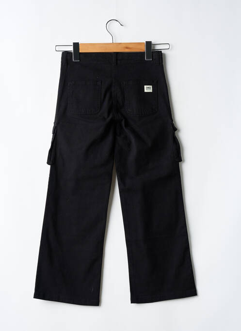 Jeans coupe large stretch noir BOBOLI fille