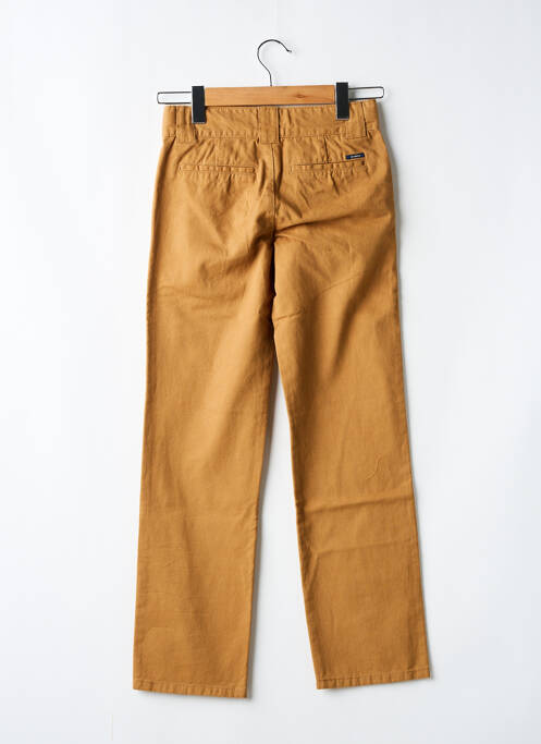 Pantalon chino coupe droite taille ajustable marron GARCIA garcon
