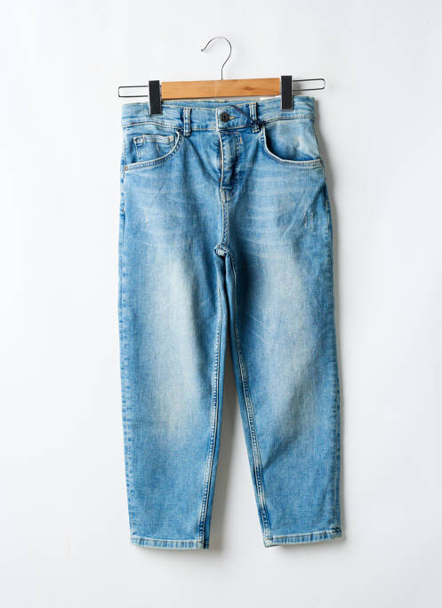 Jeans coupe droite stretch taille ajustable bleu GARCIA garcon