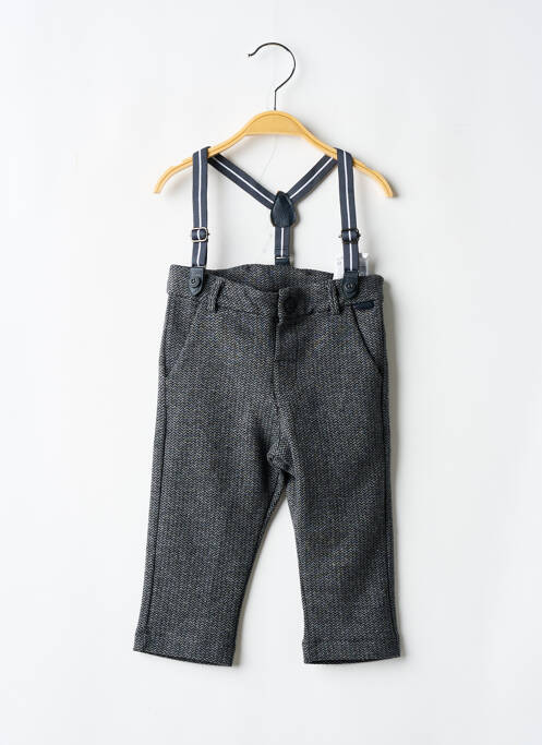 Pantalon droit coupe droite taille ajustable gris BOBOLI garcon