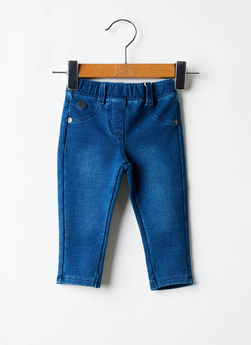 Jegging stretch taille élastique bleu BOBOLI fille