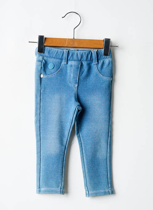 Jegging stretch taille élastique bleu clair BOBOLI fille