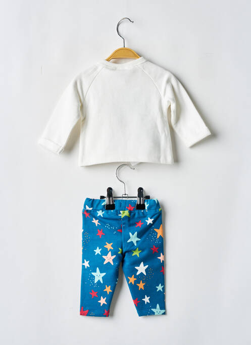 Ensemble pantalon col rond bleu BOBOLI enfant