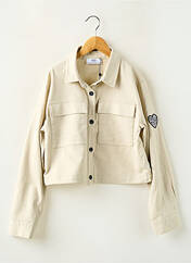 Veste casual beige LE TEMPS DES CERISES pour fille seconde vue