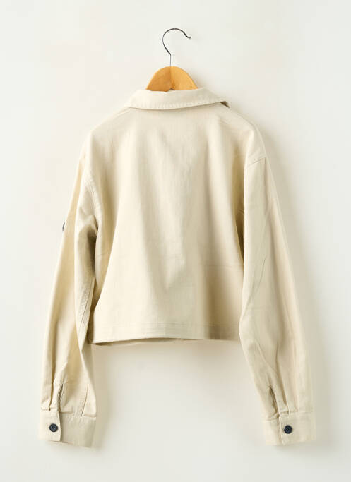 Veste casual col chemisier beige LE TEMPS DES CERISES fille