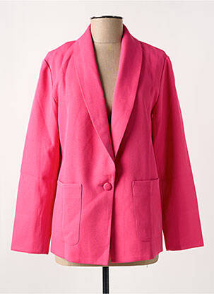 Blazer col châle rose MOLLY BRACKEN femme