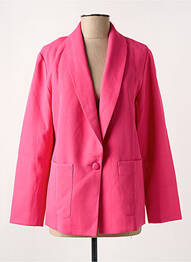 Blazer col châle rose MOLLY BRACKEN femme