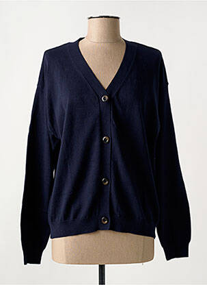 Gilet manches longues stretch bleu MISE AU GREEN femme
