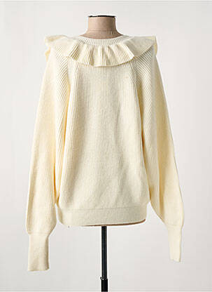 Pull stretch manches longues beige MOLLY BRACKEN femme