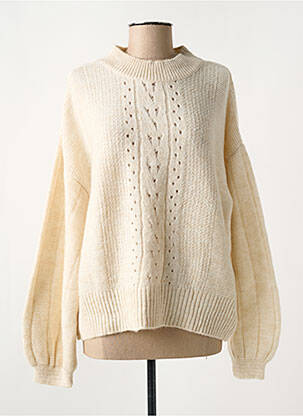 Pull stretch manches longues beige LOLA ESPELETA femme
