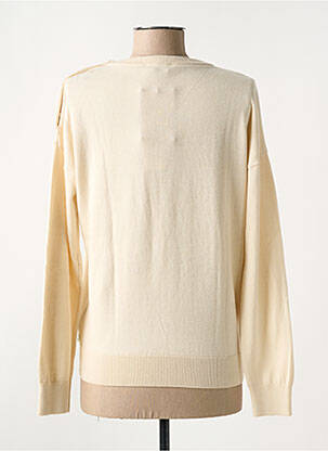 Pull stretch manches longues beige TBS femme